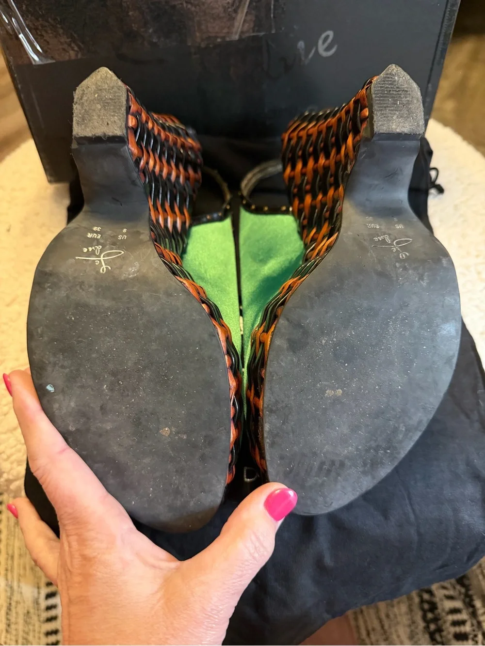 Le Due by Due Farina Green Platform